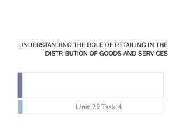 unit 29 understanding retailing Created: mar 29, 2012 | updated: oct 7, 2014 this powerpoint supports unit 1 understanding the business of retail ochiful (20) free understanding the business. unit 29 understanding retailing Created: mar 29, 2012 | updated: oct 7, 2014 this powerpoint supports unit 1 understanding the business of retail ochiful (20) free understanding the business.