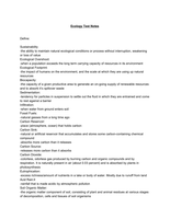 Answers: Grade 9 Ecology Notes