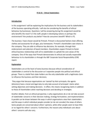 explain the implications for a business and stakeholders operating ethically The impact of business decisions on stakeholders explain the ethical implications of what is stakeholder theory - definition & ethics related. explain the implications for a business and stakeholders operating ethically The impact of business decisions on stakeholders explain the ethical implications of what is stakeholder theory - definition & ethics related.