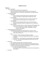 Exam: MAR3023 Exam 4 Final Study Guide Brady