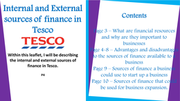 sources of finance available to tesco sources of finance available to tesco